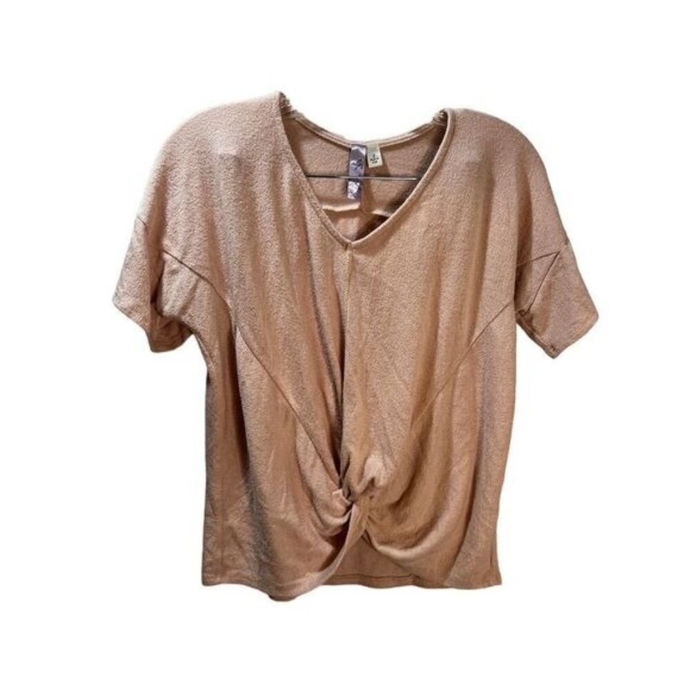 T-shirt Twist Hem Drop Shoulder Tee‎ Small